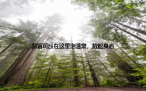 游客可以在这里泡温泉, 放松身心