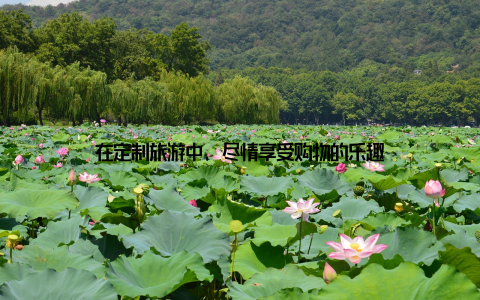 在定制旅游中, 尽情享受购物的乐趣