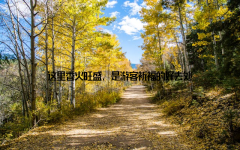 这里香火旺盛, 是游客祈福的好去处