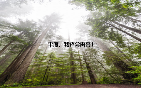 平度, 我还会再来!